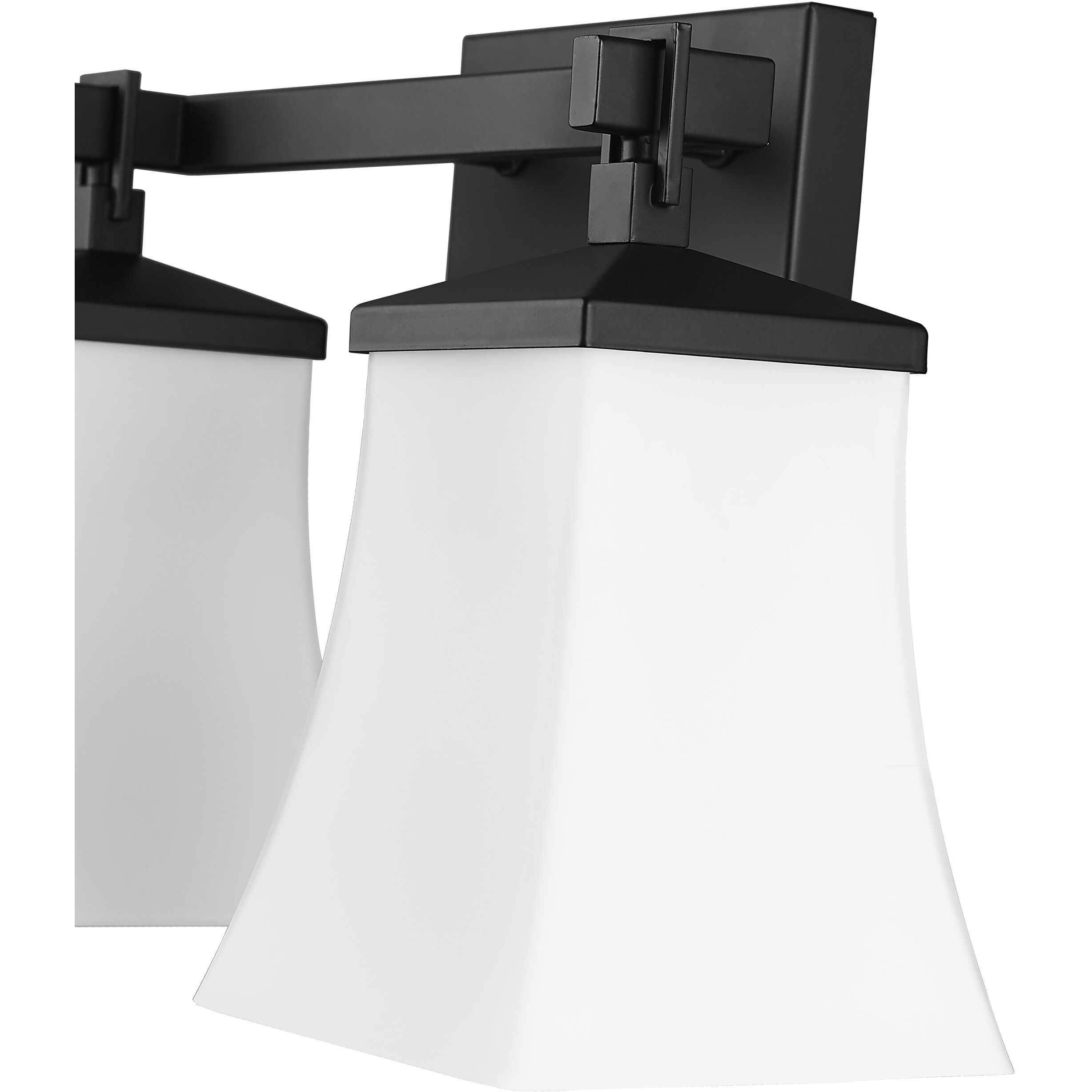 Sonorra 2 Light 15 inch Matte Black Bathroom Vanity Light Wall Light